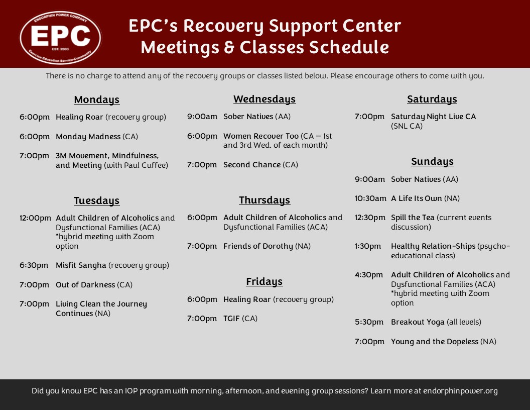 RSC Schedule